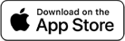 Schwarzes „Download on the App Store“-Badge mit Apple-Logo auf weißem Hintergrund.